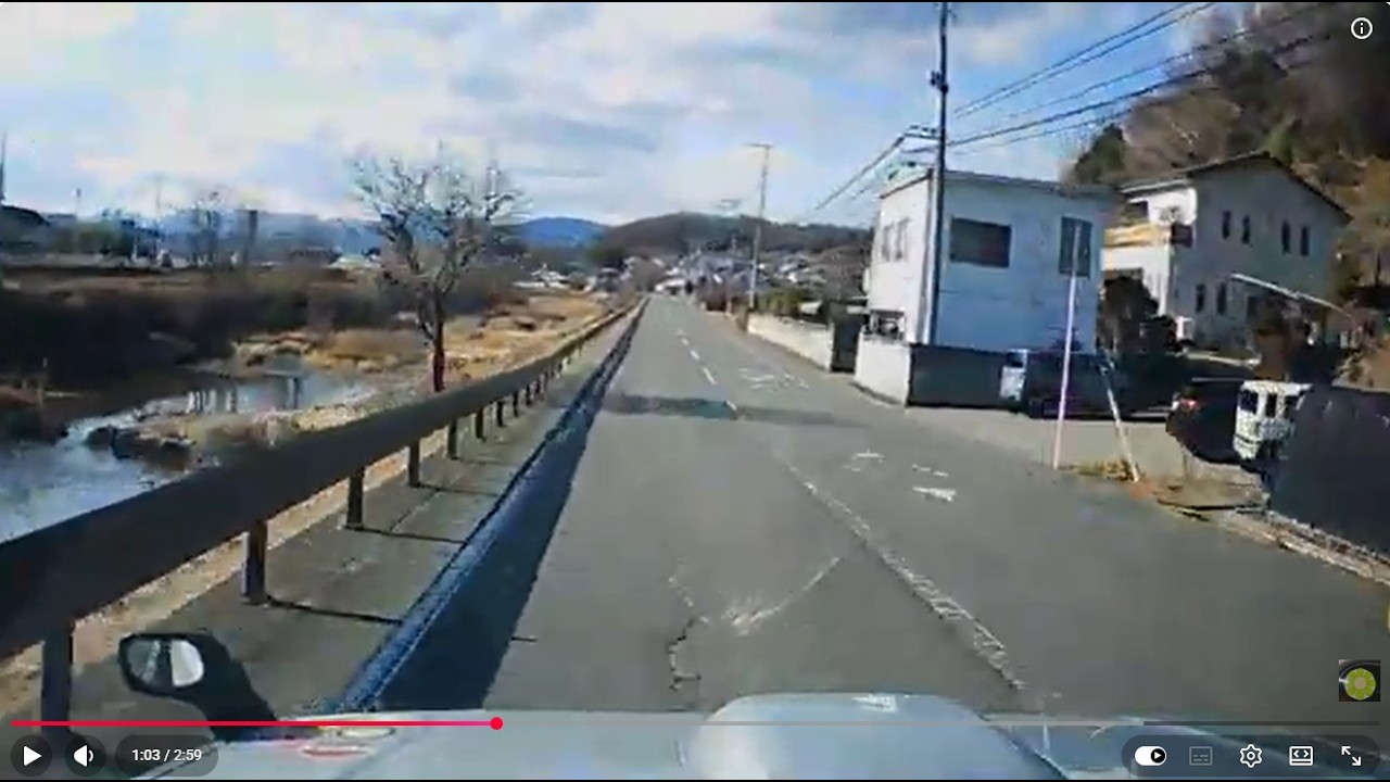 159.山沿い～川沿い～川にちょい氷～裏道～百均の帰り笑～。群馬帝国の日常劇場。中華激安ドラレコ。たまに米軍ラジオON