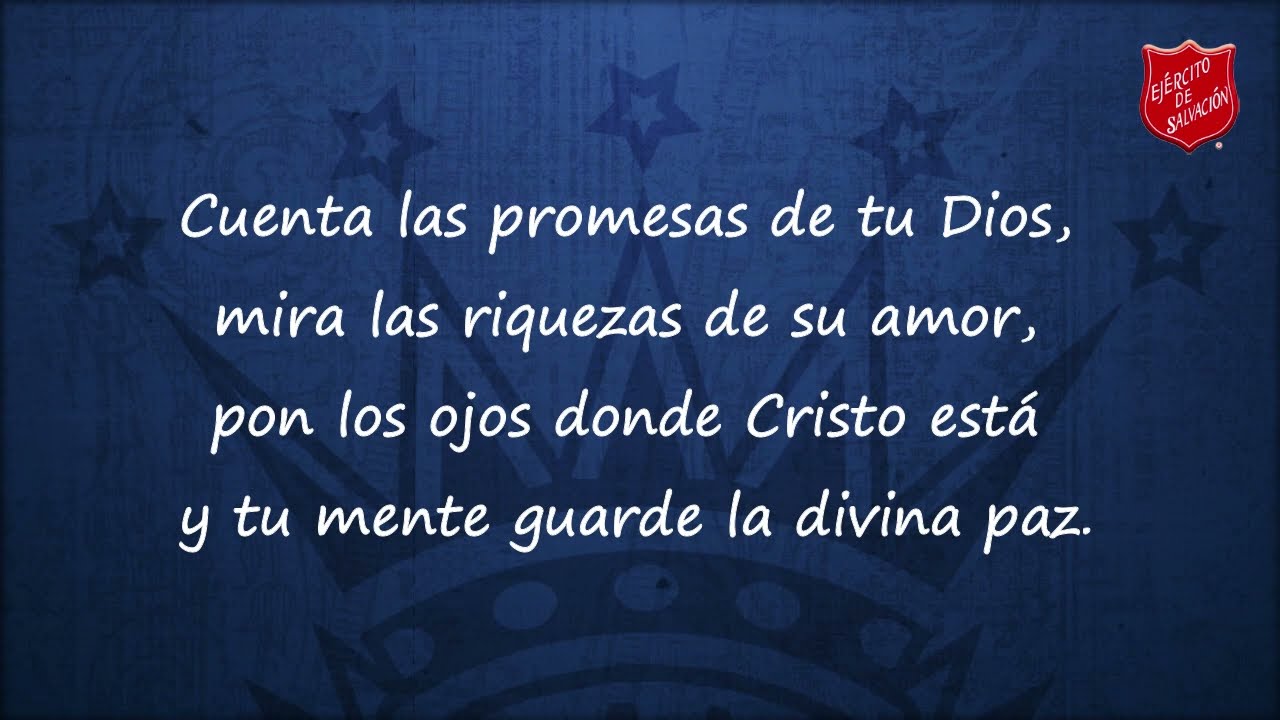 Canción  369 Cuenta las promesas   VOZ