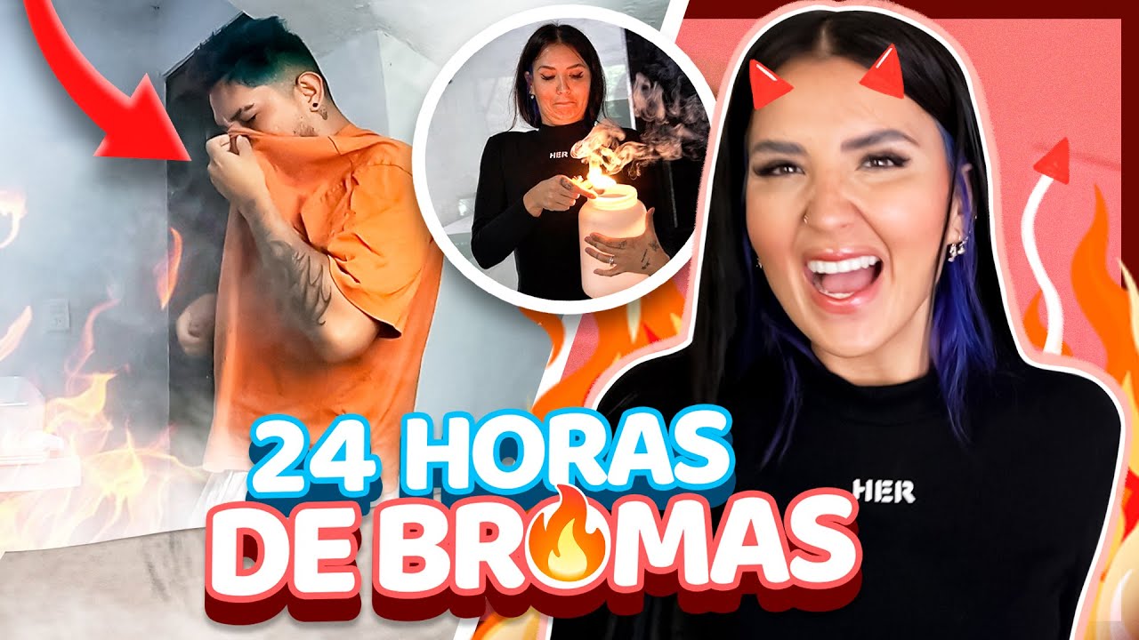 24HRS DE BROMAS A MI ESPOSO… YA LO DEJÉ DESCANSAR MUCHO😂