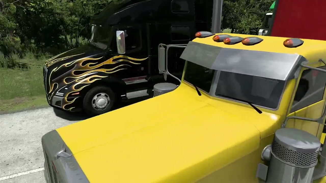 Trucker Life in ATS 1 54! Hauling a Garbage Truck