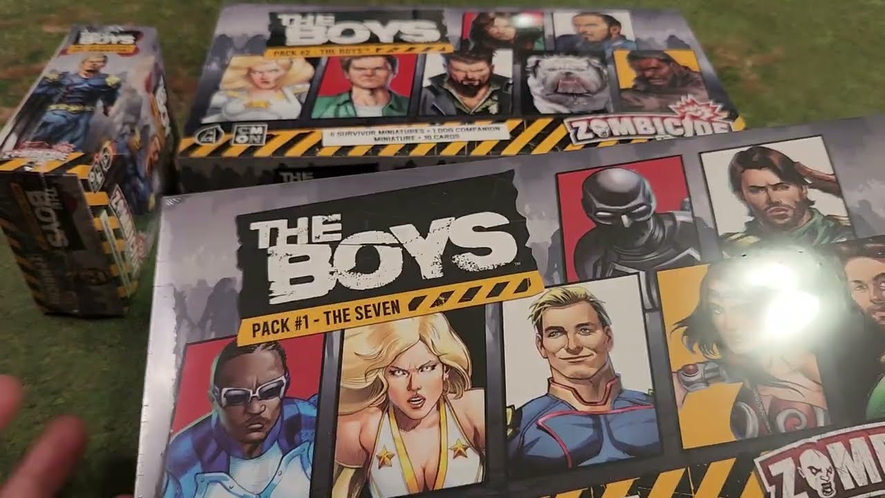 Zombicide THE BOYS unboxing