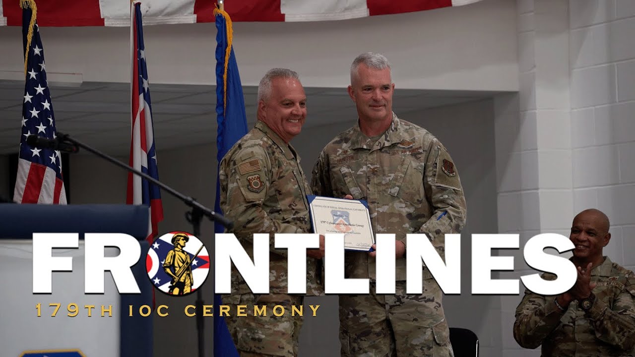 U.S. National Guard's first cyberspace wing holds initial operational capability ceremony