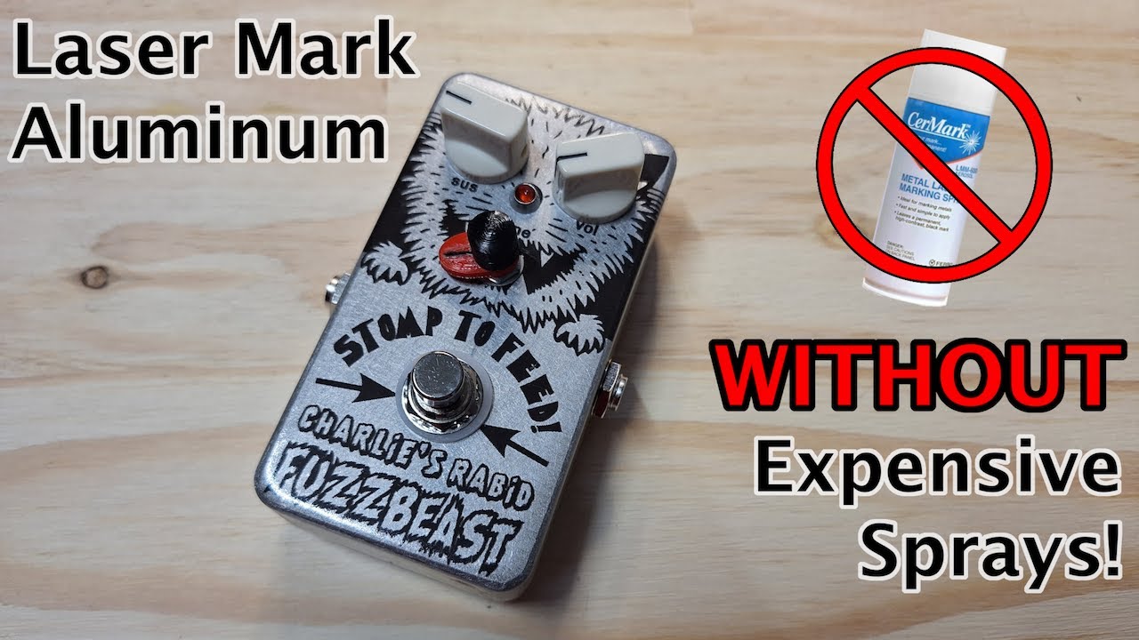 Laser Marking with cheap spray paint!