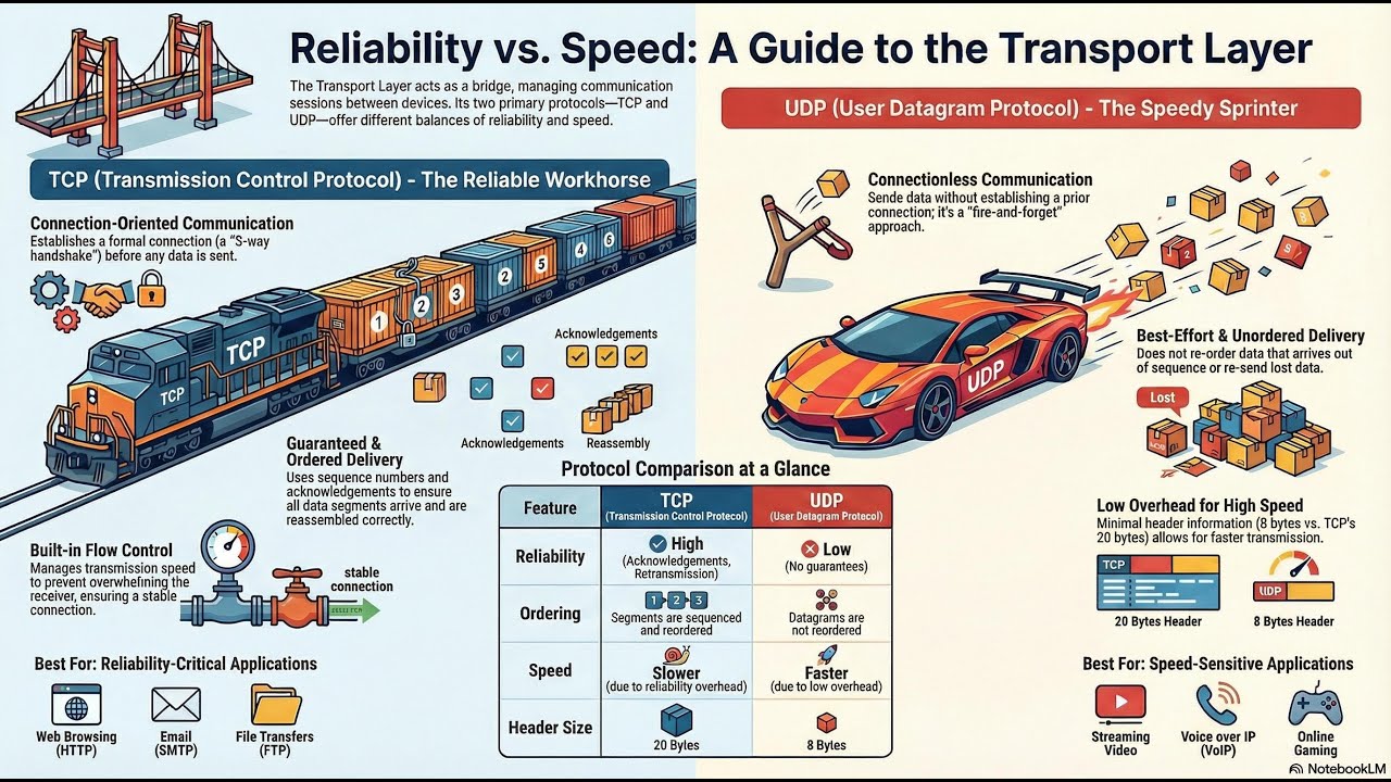 Transport Layer Basics | CCNA Networking #TransportLayer #NetworkingBasics #CCNALearning