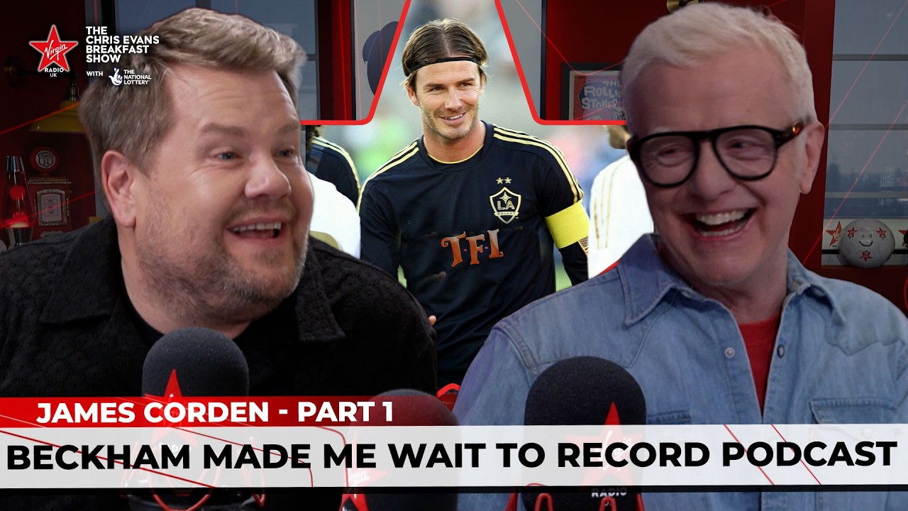 James Corden (part 1) - REVEALS 'Beckham Made me Wait to Record Podcast' + Interviewing Scorsese