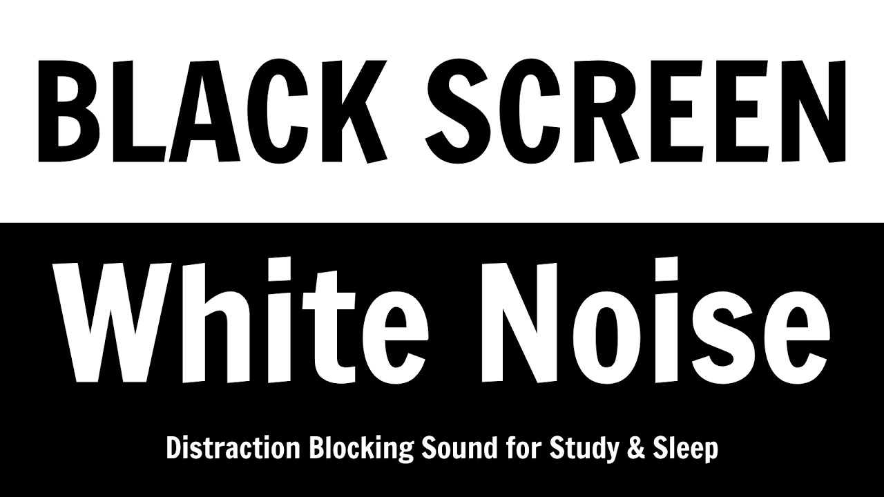 8 Hour White Noise | Distraction Blocking Sound for Study & Sleep