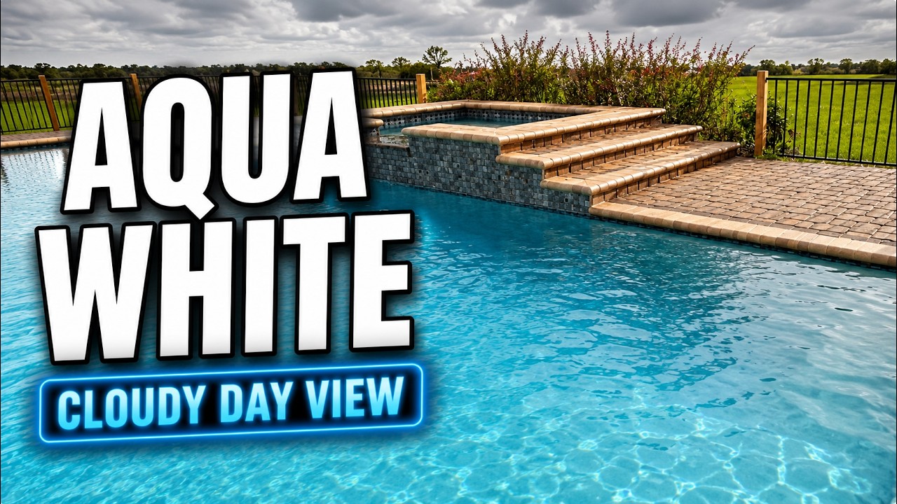 Aqua White on a Cloudy Day