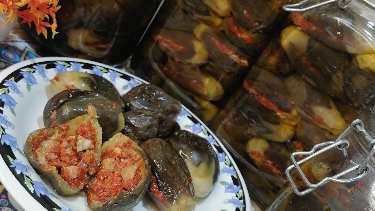 طريقة عمل مكدوس الباذنجان الصحراوي الاردني 🇵🇸 خطوة بخطوة و نجاح اكيد للوصفة