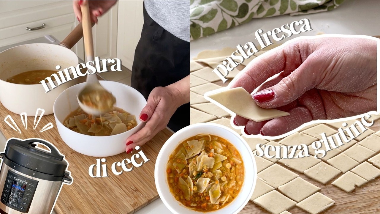Il segreto per la pasta fresca SENZA GLUTINE che NON si rompe! (ideale per minestre)