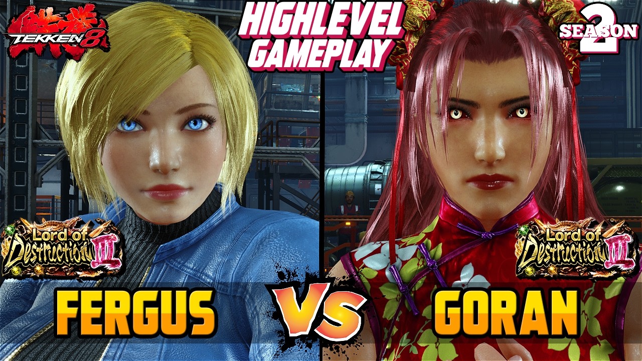 T8 – FERGUS (Asuka Kazama) vs GORAN (Jun Kazama) – Tekken 8 High Level Gameplay
