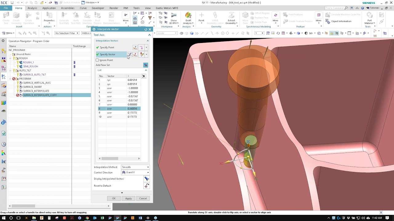 NX CAM Webinar - Using the Tilt Tool Axis for Quick 5-Axis Toolpaths