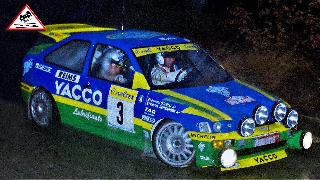 Patrick Bernardini | Ford Escort RS Cosworth | Rallye Monte-Carlo 1996 [Passats de canto] Telesport
