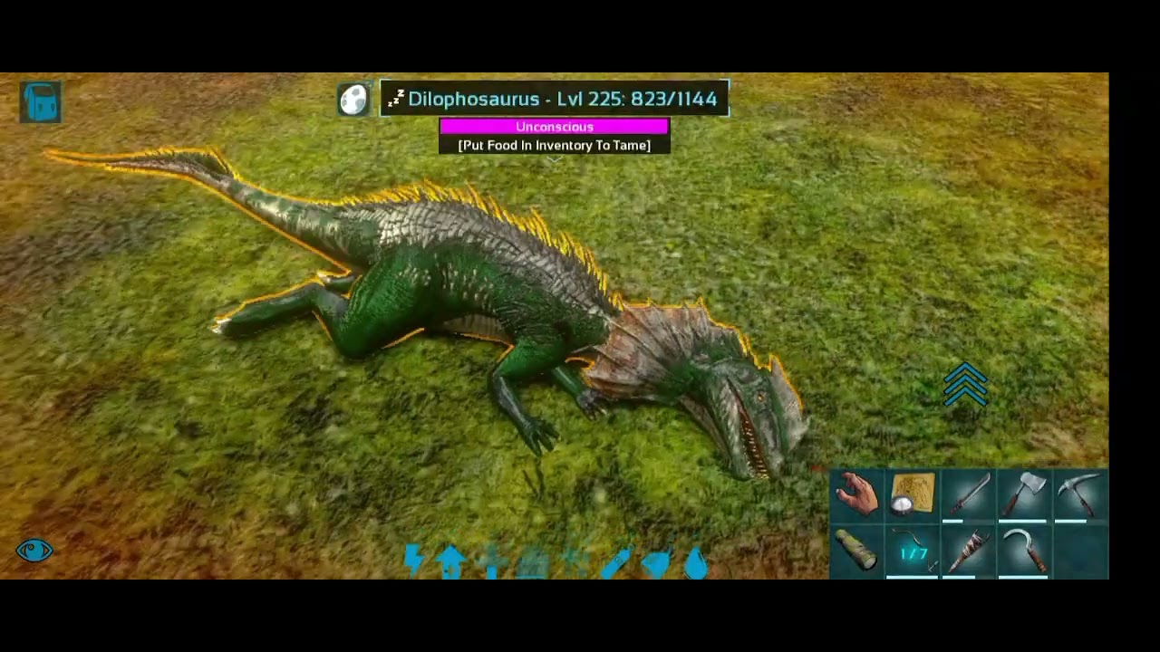 # 2  First cave with Tame phiomia and dilo