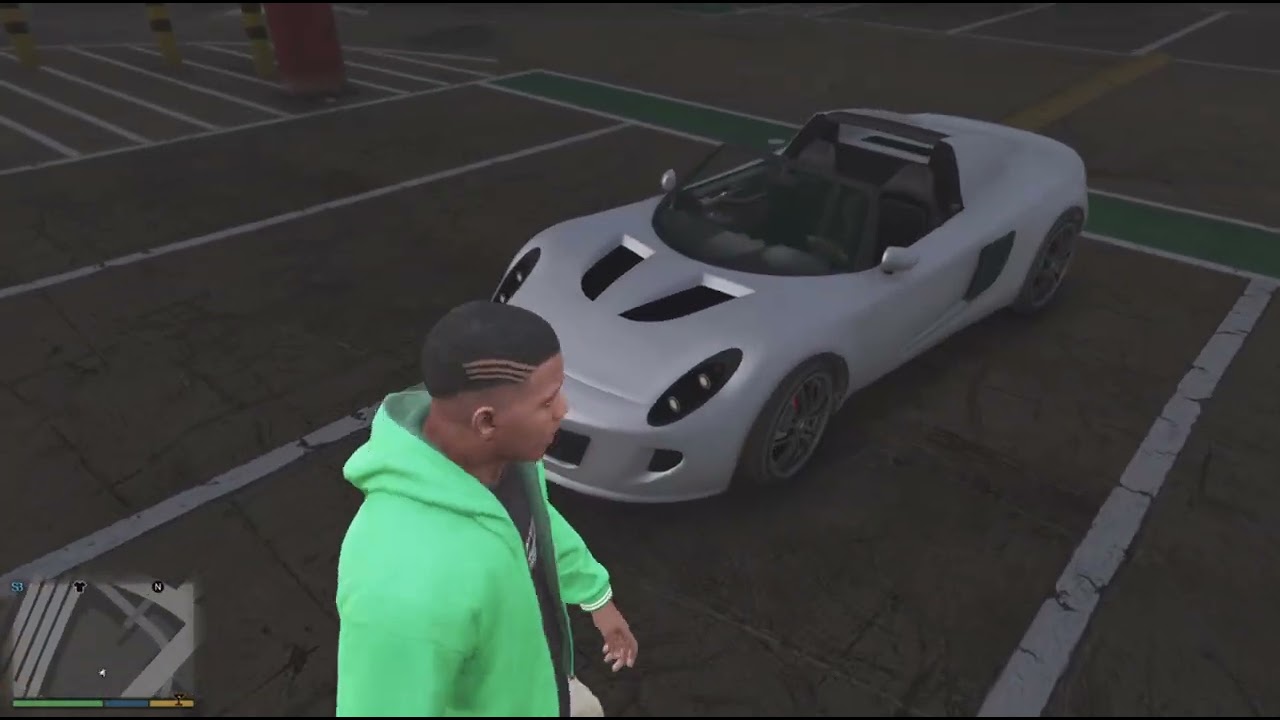 Franklin steals a supercar 🏎️ #gta5 #franklin