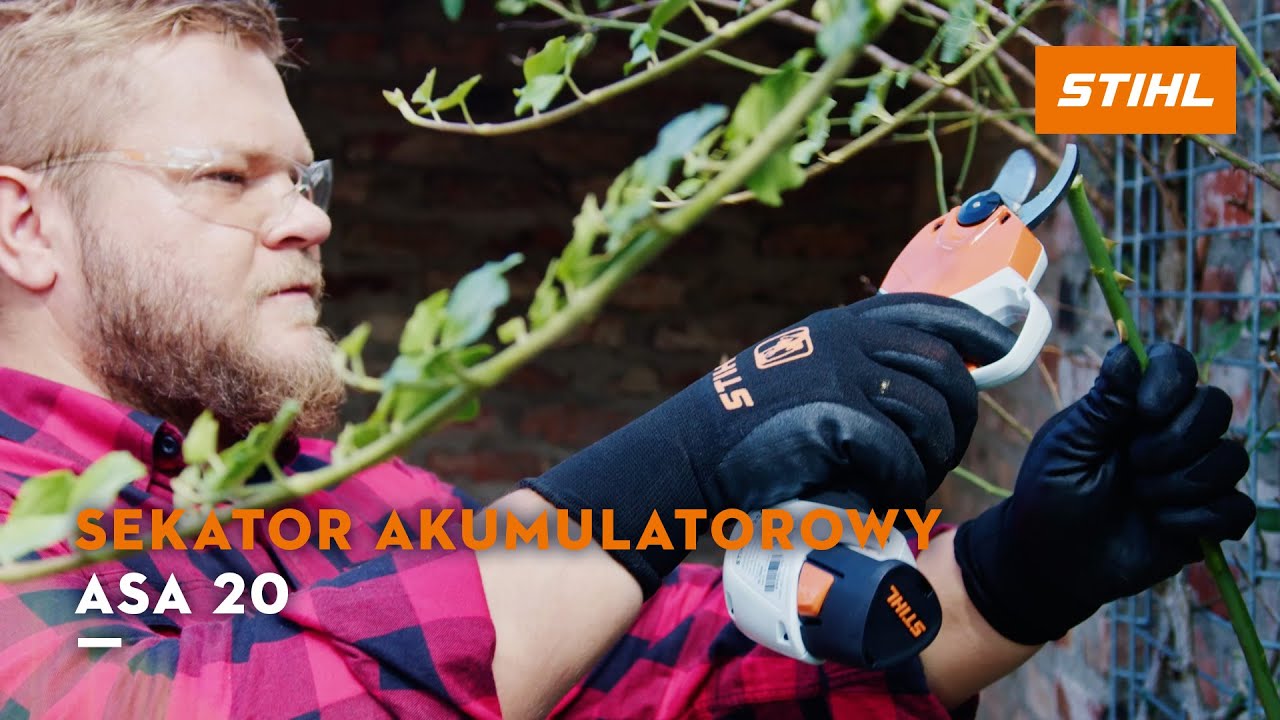 ASA 20 - mocny 🌳sekator 🔋akumulatorowy STIHL