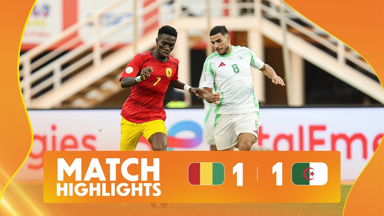 Guinea 1-1 Algeria Match Highlights l TotalEnergies CHAN 2024 l Matchday 4