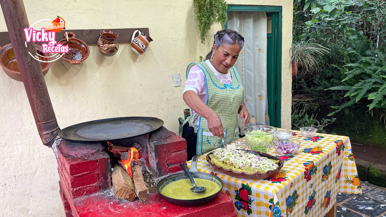 Las Mejores y M&aacute;s F&aacute;ciles Enchiladas Verdes Riqu&iacute;simas, Receta de Comida Mexicana