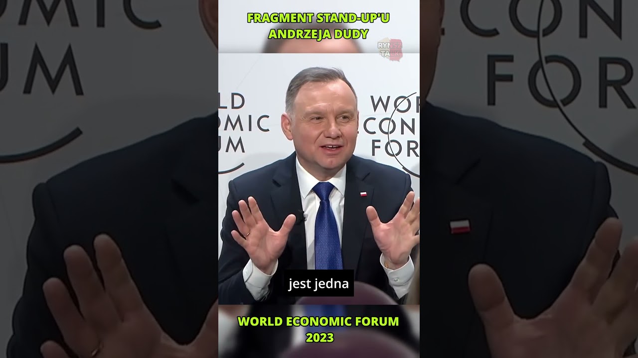 Andrzej Duda - RUSSKIJ MIR? NO THANK YOU | Stand-Up | Davos 2023