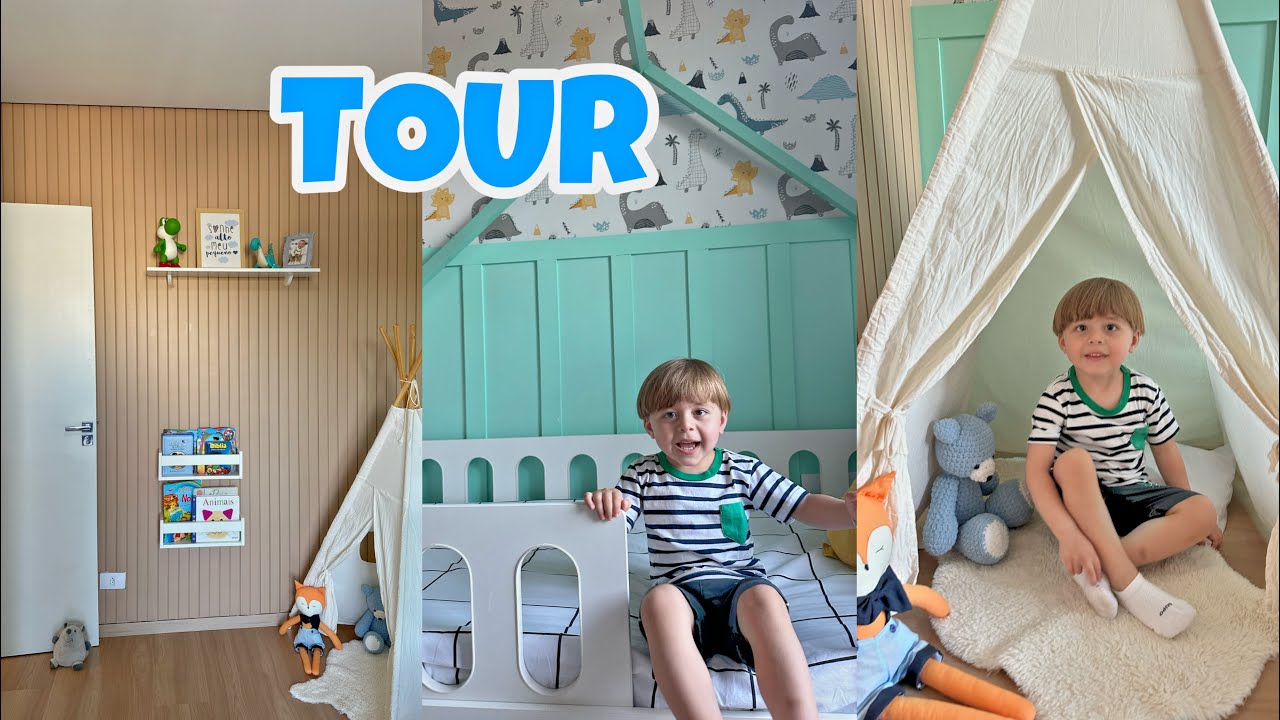 TOUR PELO QUARTO DO THEODORO + QUARTO MENINO + MONTESSORI