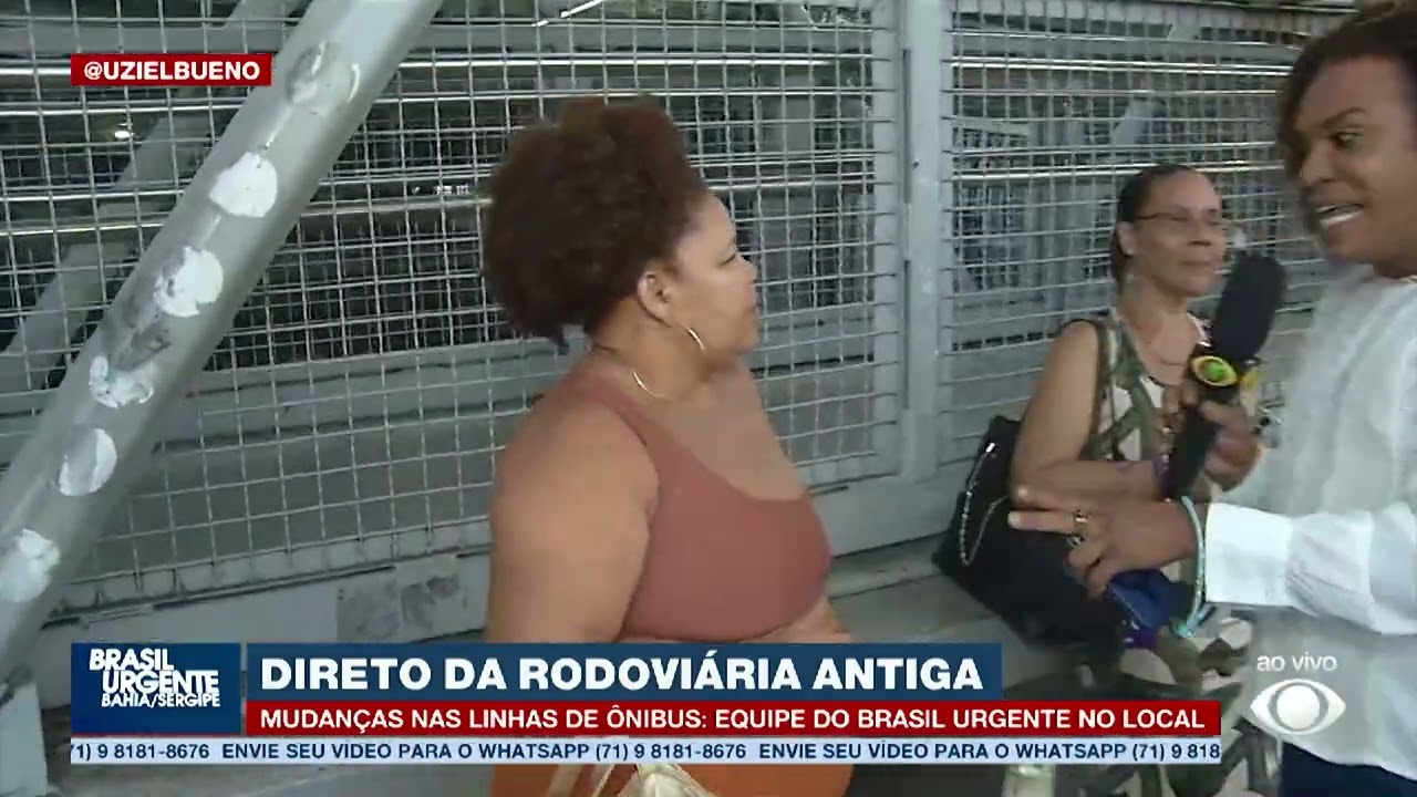 MUDANÇAS NAS LINHAS DE ÔNIBUS: EQUIPE DO BRASIL URGENTE NO LOCAL | BRASIL URGENTE