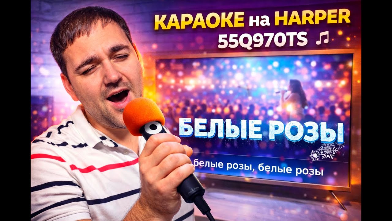 Телевизор с караоке - Harper 55Q970TS