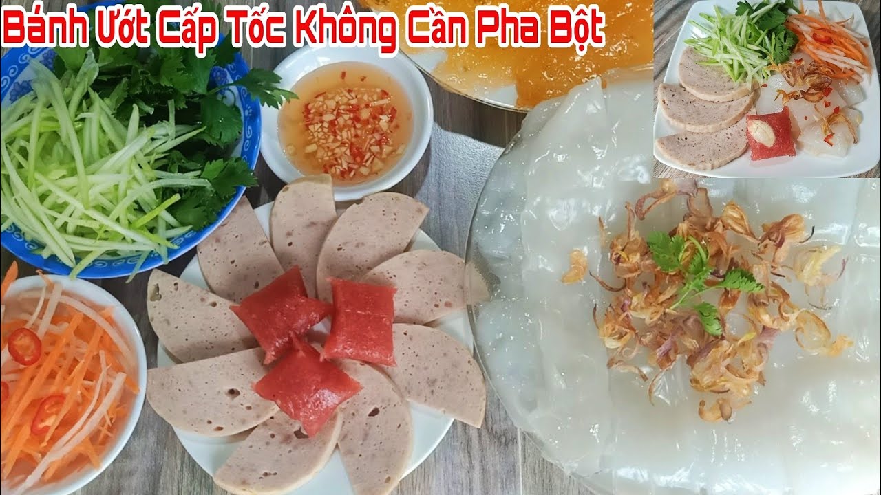 Cách Làm Bánh Ướt Cấp Tốc Chỉ 9 Phút Từ Bánh Tráng Dai Mềm Siêu Ngon Siêu Dễ Tại Nhà 🤗🤗