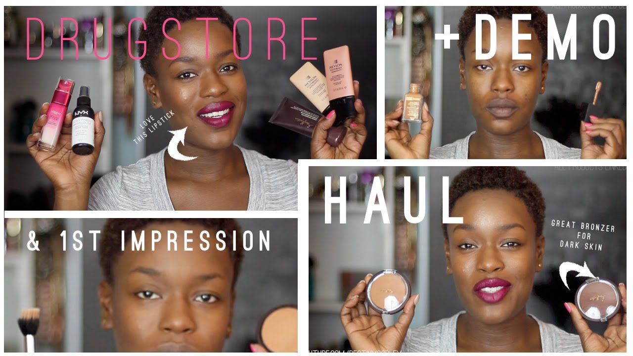 Drugstore Makeup Haul + Demo | Shea Moisture Loreal Wet n Wild