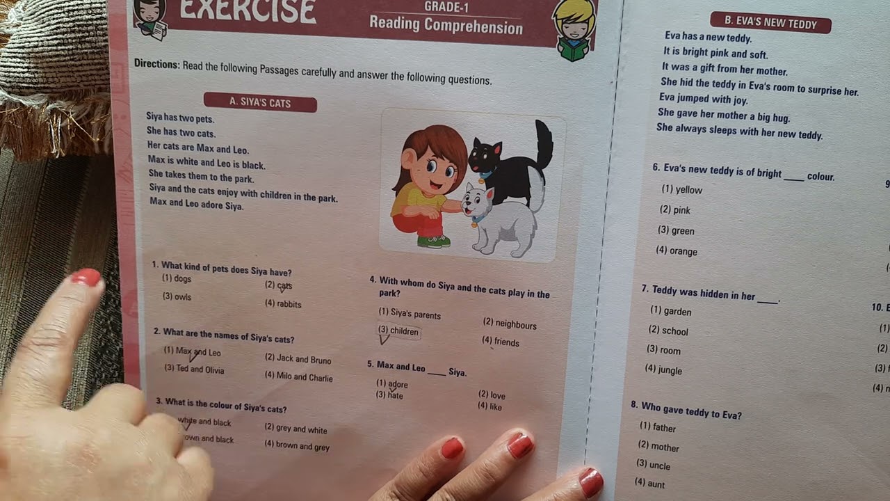 IEO | Reading Comprehension | Class-1 | English Olympiad | Dr. Meenakshi Guptta
