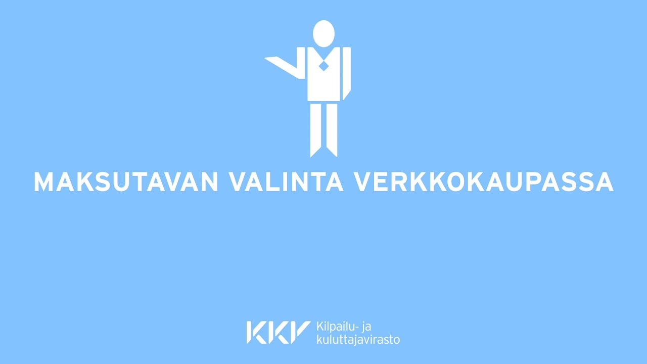 Maksutavan valinta verkkokaupassa