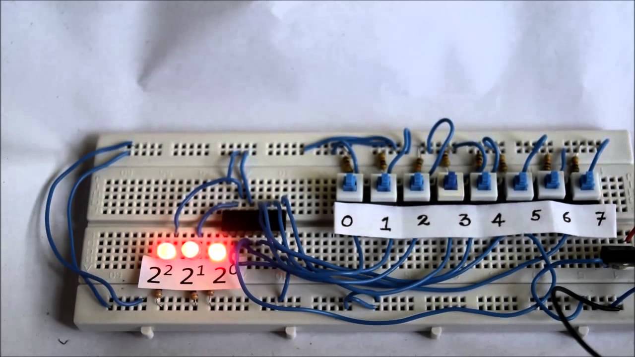 Encoder(Octal to Binary)