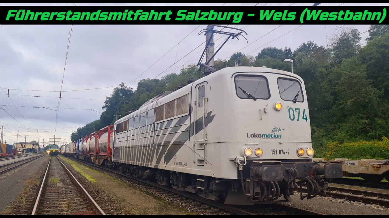 Führerstandsmitfahrt Salzburg - Wels (Westbahn)
