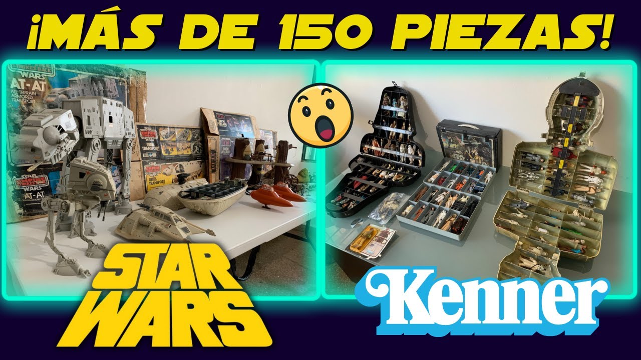 ¡IMPRESIONANTE COLECCIÓN DE STAR WARS KENNER!💎1977-1984 | Figuras, Naves, Playsets, Minirigs y más!