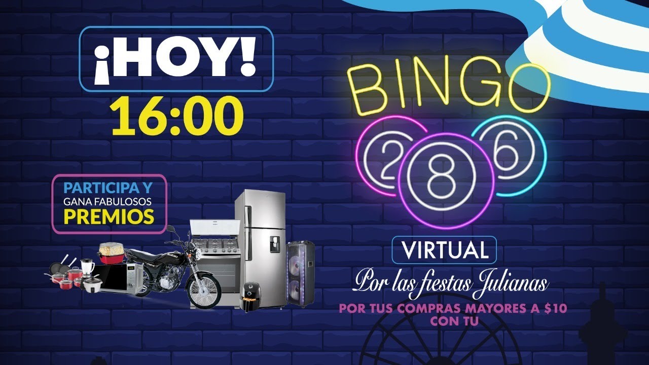 ¡Viva Guayaquil! Bienvenidos al BINGO VIRTUAL | ALMACENES TÍA