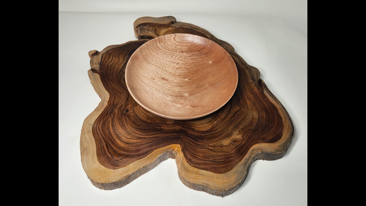 RED MERANTI - Woodturning (ASMR)
