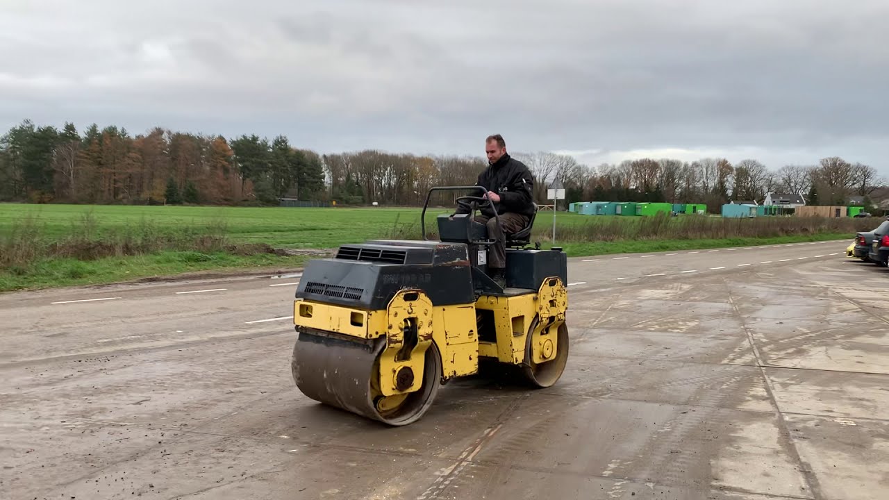 Testing vibration roller: Bomag BW100 AD-3, year 1996 (Refnr. BM3672)
