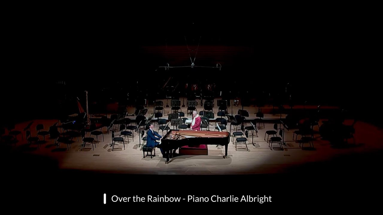 Somewhere Over the Rainbow Piano Improvisation | Charlie Albright and Conductor Gum Nanse