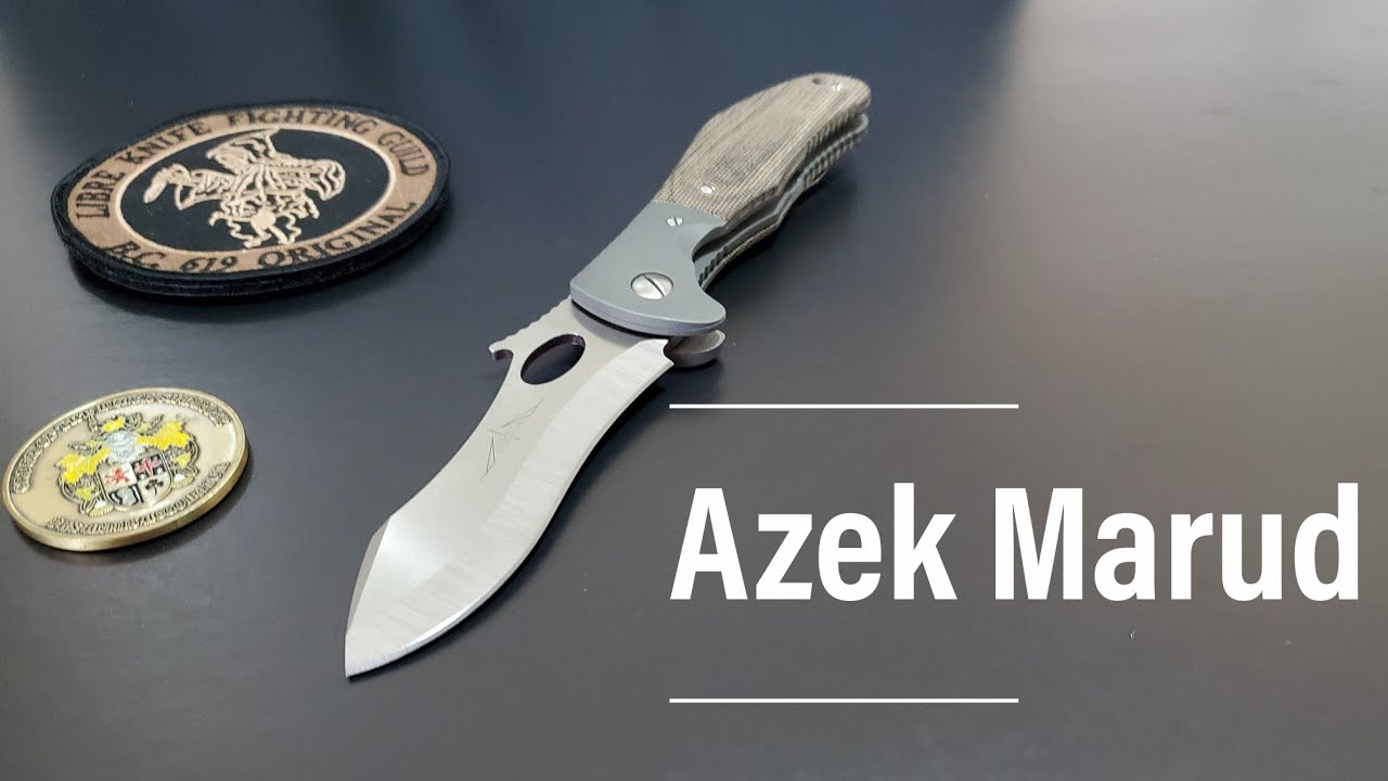 Emerson Knives Collection #65 - Azek Marud Custom (Comparison with CQC-15, Commander, A-100, CQC-7)