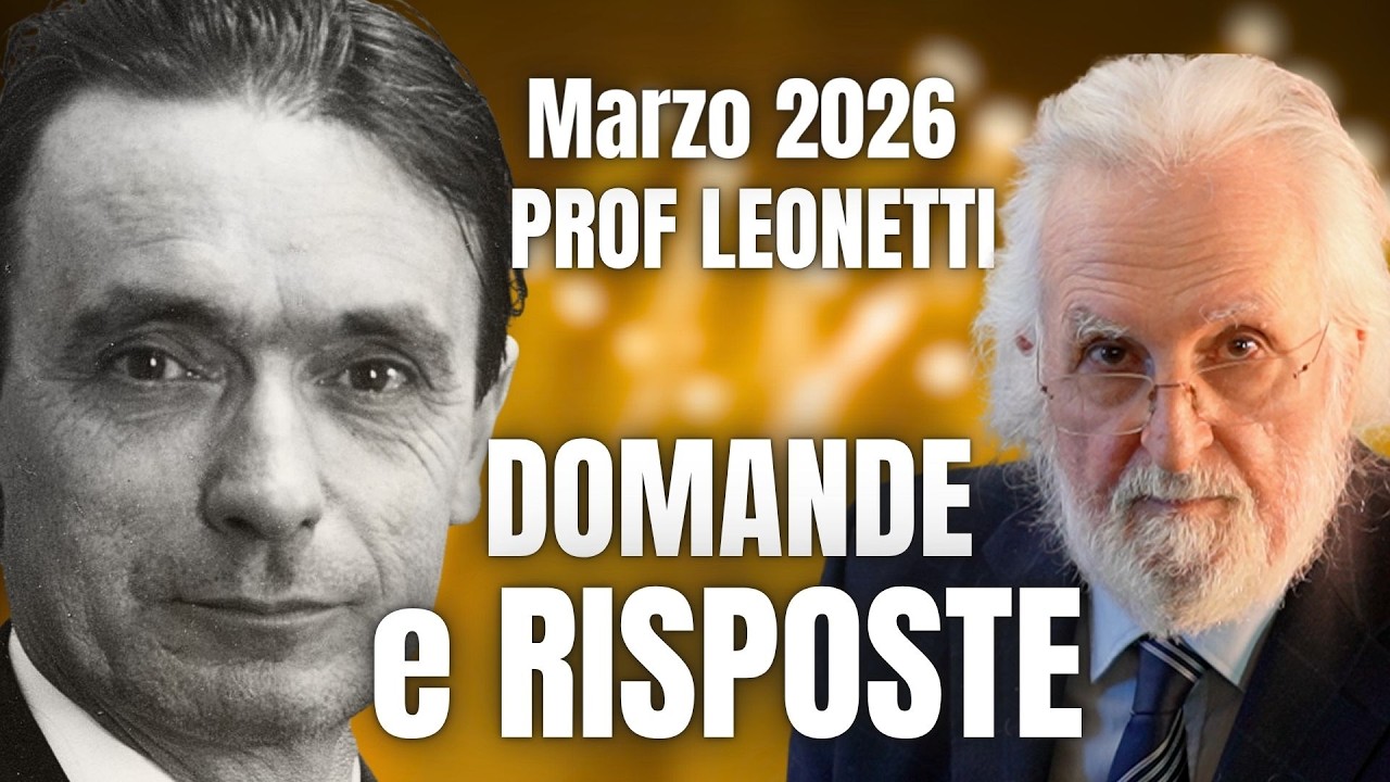 Domande al Prof.Leonetti (Marzo 2026)