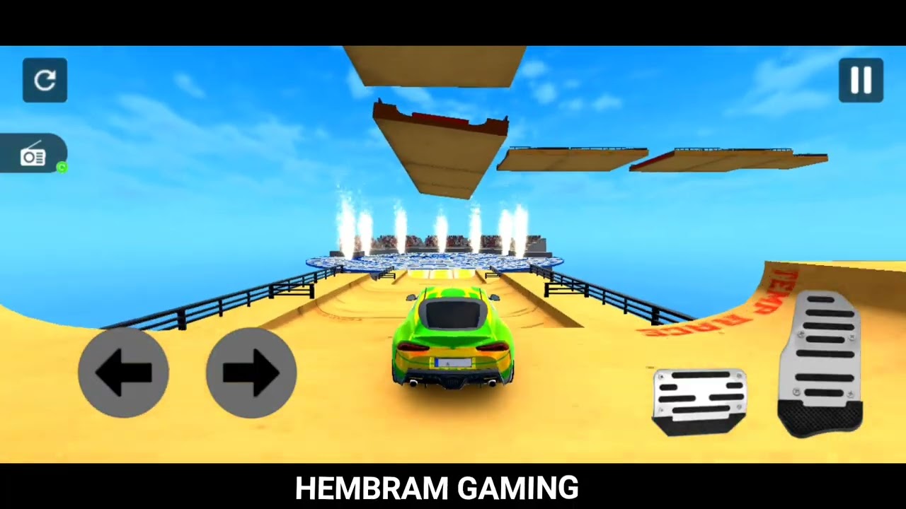 Superhero Car Ramp Stunt | Extreme car racing | Android gameplay part - 4