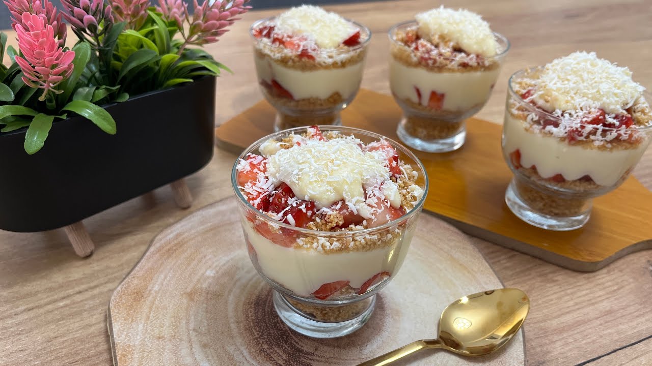 Быстрый десерт за 5 минут 👌😋