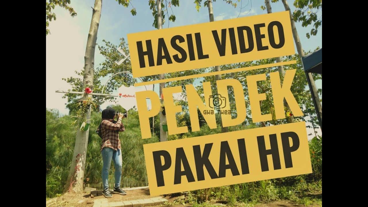Hasil video Pendek untuk instagram dan youtube pakai hp