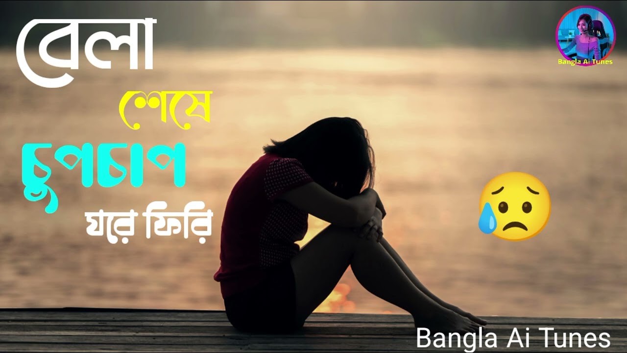 বেলা শেষে চুপচাপ ঘরে ফিরি | Viral Bangla Sad Song | Bela Shese Chupchap Ghore Firi | Bangla Ai Tunes