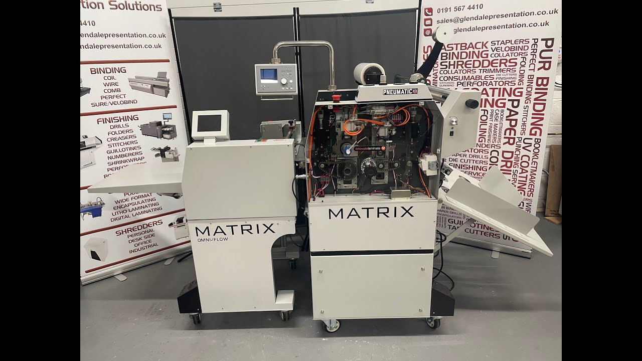 Matrix 530P Laminator with Omni-Flow 460 Feeder