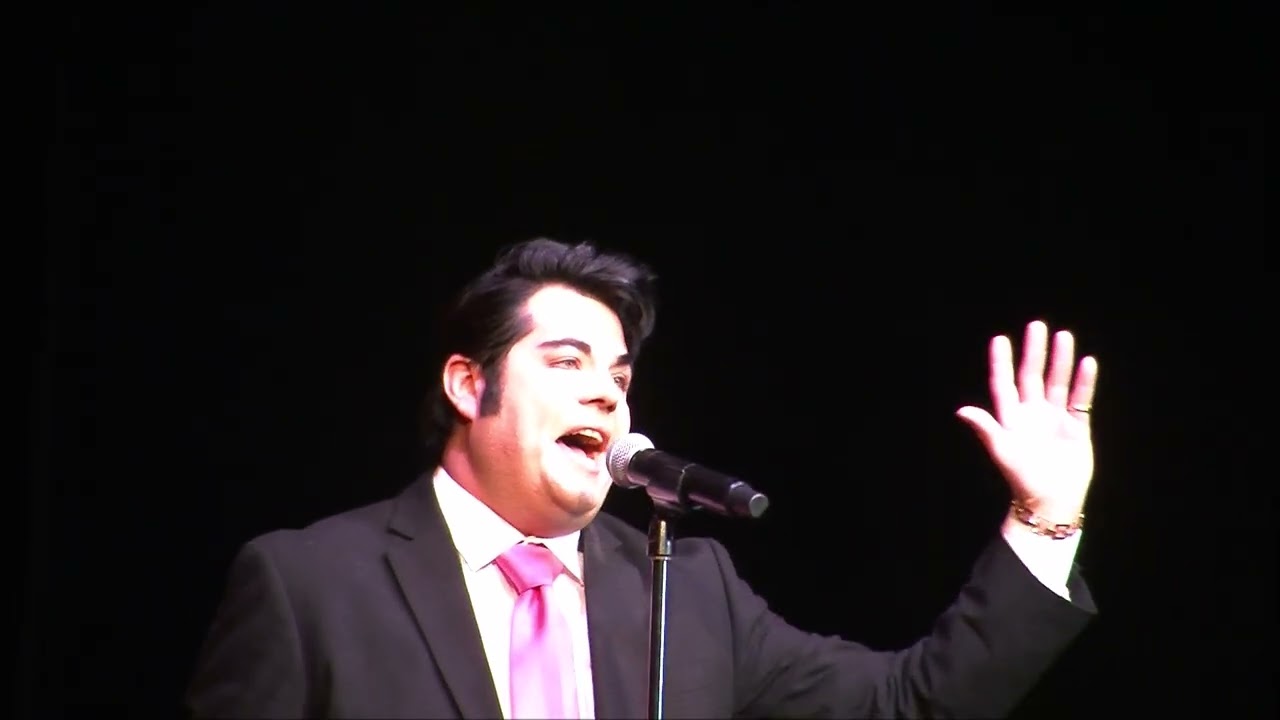 Richard Wolfe performing at the 2025 Elvis Festival-Niagara Falls