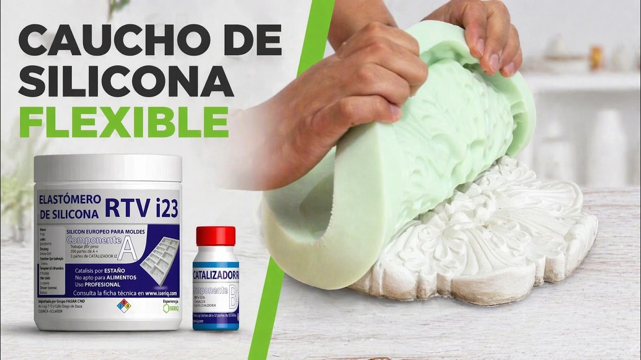 👌ELABORA UN MOLDE CON CAUCHO DE SILICONA RTV i23 - ISERIQ👌😁