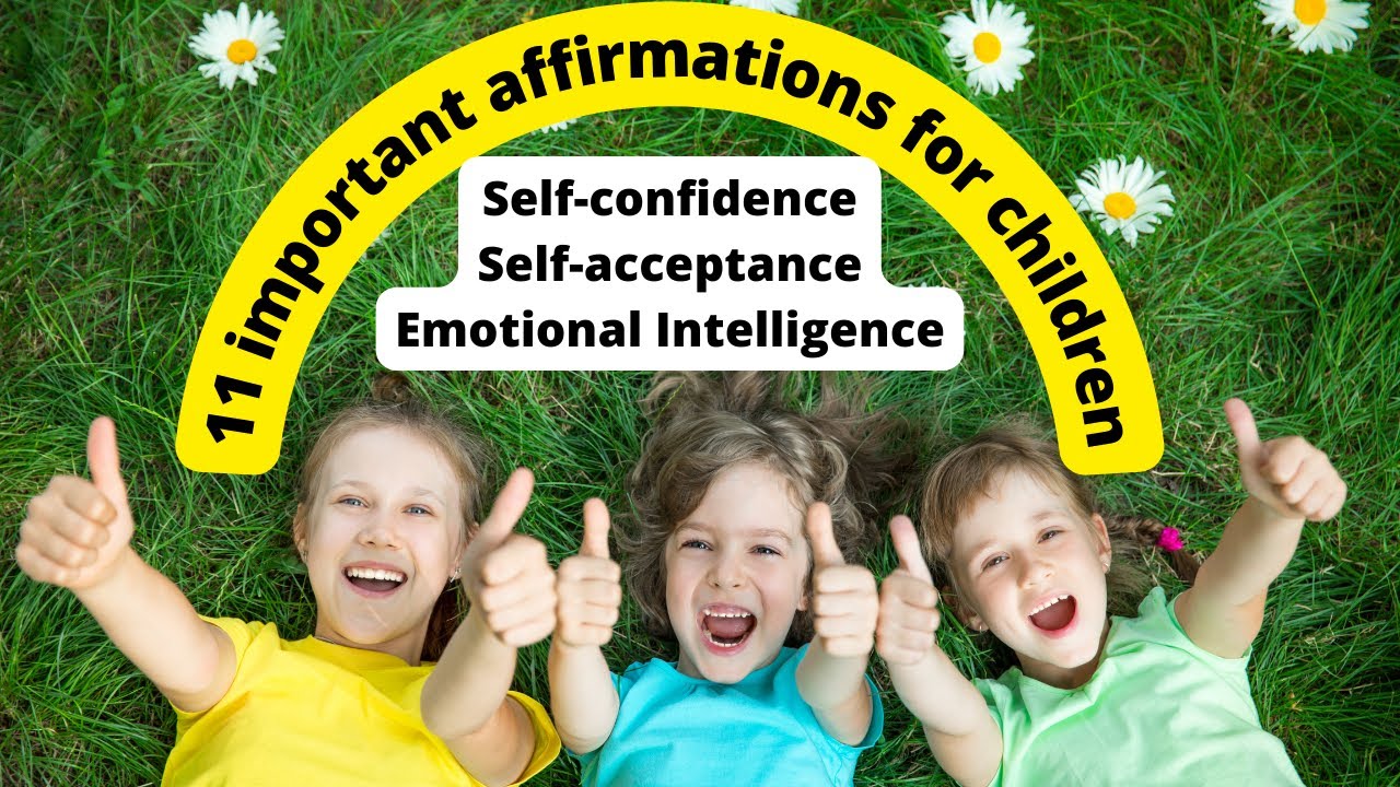 Positive self-talk for kids | affirmations for children  #kidsvideo #affirmations