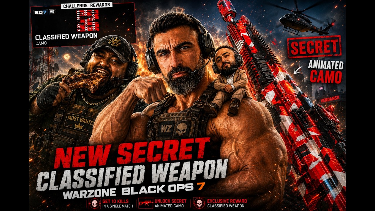 New Secret Animated Classified Camo #warzone #gaming #cod