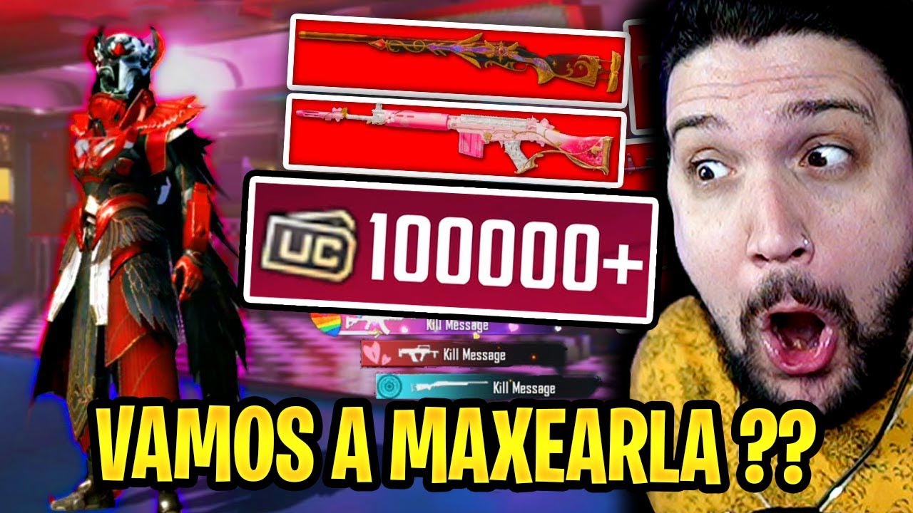 GASTO 100000 UCs para SUBIR LA SKIN CUERVO en PUBG MOBILE! - LA MEJOR SKIN MÍTICA?