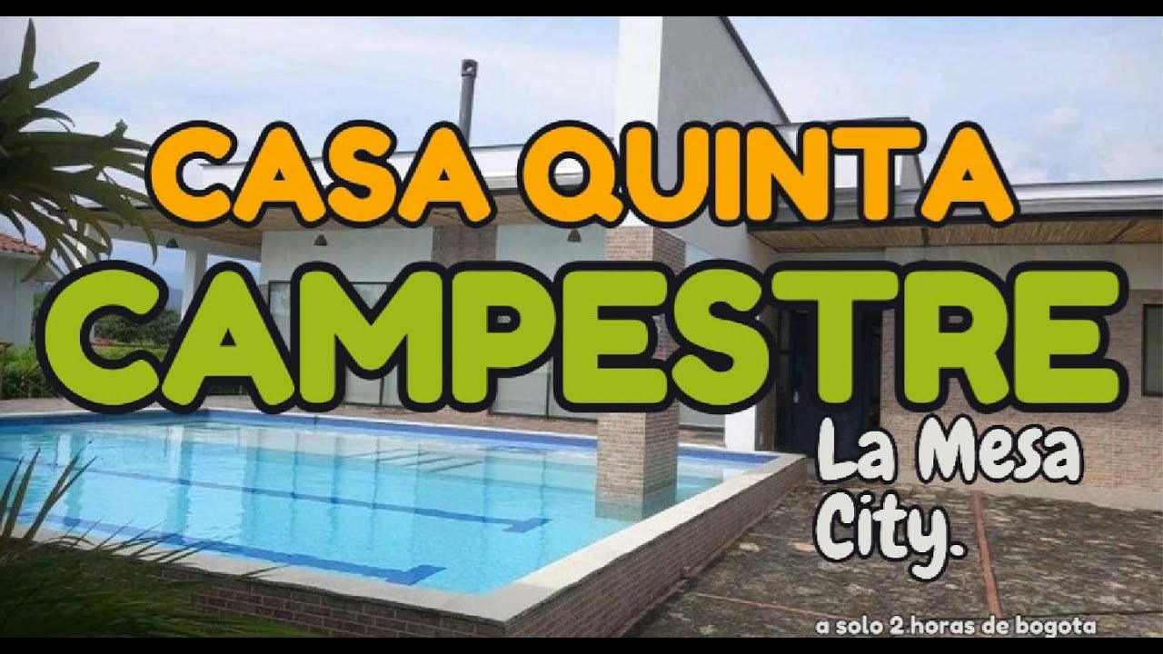 Venta de hermosa casa quinta de 2860 M2 en 1200 millones en #lamesacundinamarca en condominio.
