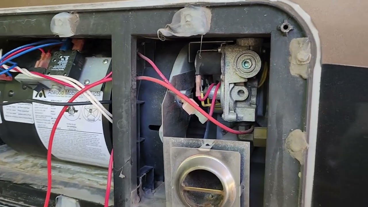 Atwood 8535-IV-DCLP RV furnace rebuild.